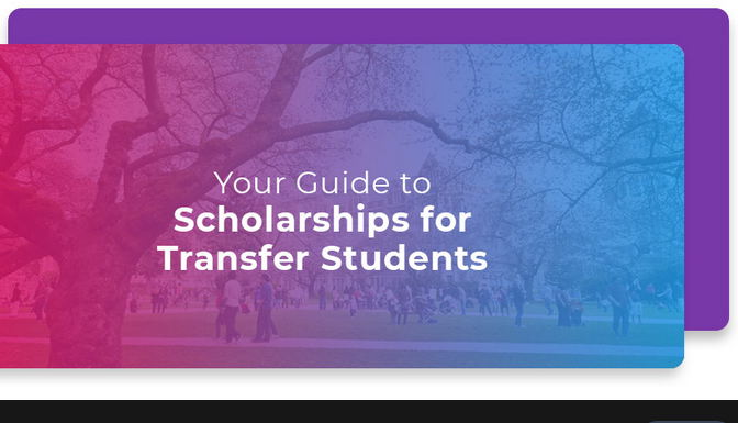 how to apply for scholarships as a transfer student