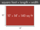 How To Calculate Square Feet